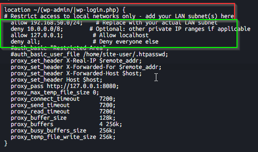 vhost cloudpanel settings